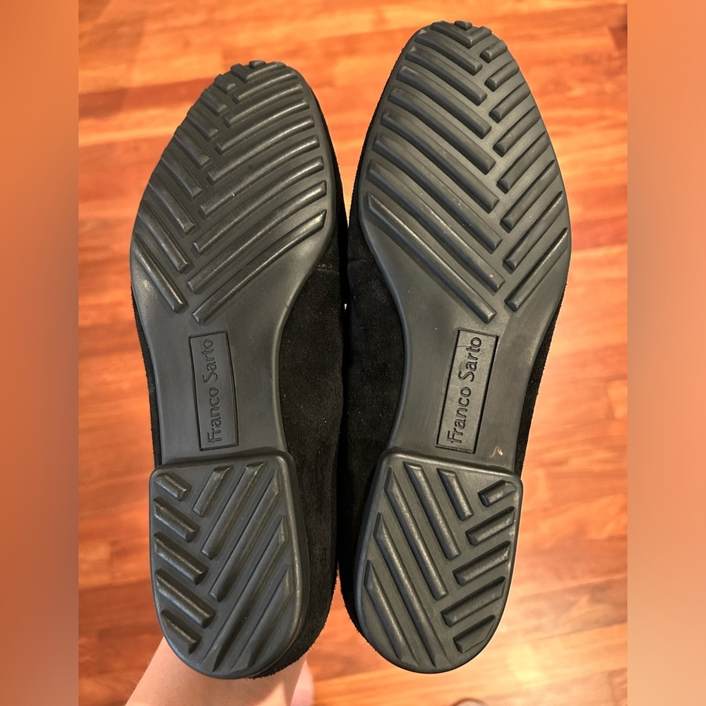 FRANCO SARTO Petola Leather Slip-on In Black Size 8 NWOT - Picture 6 of 10